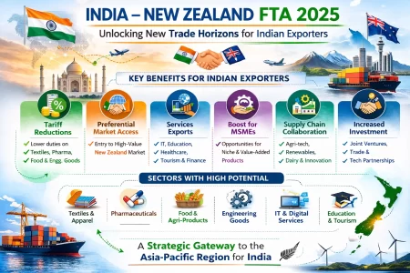 India–New Zealand FTA 2025: Unlocking New Trade Horizons for Indian Exporters